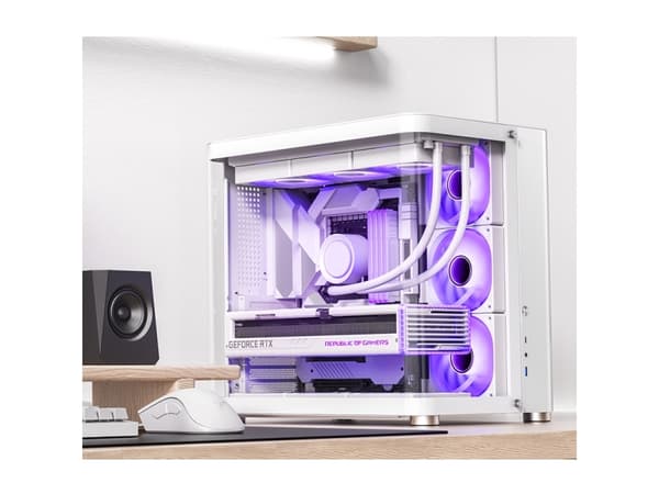 Jonsbo TK-2 2.0, Midi Tower, PC, Sort, ATX, ITX, Mini-ATX, Stål, Herdet glass, 16,5 cm