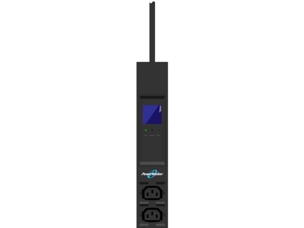 PowerWalker 10133028, Målte, 0U, Vertikal, Sort, 24 AC-utganger, C13 kopling, C19 kopling