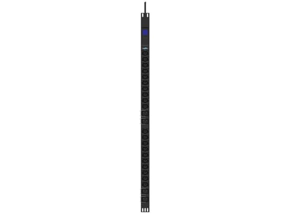 PowerWalker 10133028, Målte, 0U, Vertikal, Sort, 24 AC-utganger, C13 kopling, C19 kopling Sort