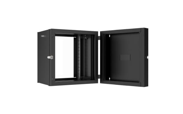 Lanview by Logon - Rack skåp - 60 x 60, double, pro - väggmontering - svart, RAL 9005 - 12U - 19"