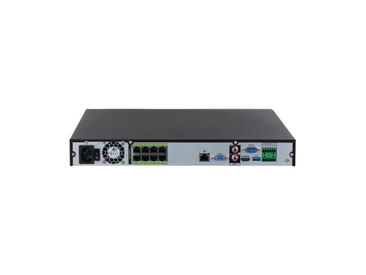 Dahua Technology WizSense DHI-NVR5208-8P-EI, 8 kanaler, 3840 x 2160 pixlar, 3840 x 2160, 1920 x 1080, 1280 x 1024, 1280 x 720, Inbyggd LINUX, 32 TB,