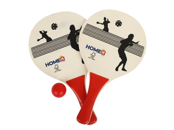 HOME It® strandtennis med bat og bold