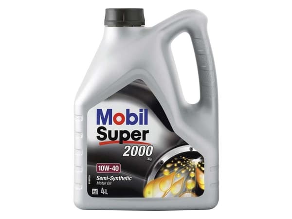 Mobil Super 2000 X1 10W40 semisyntetisk olie, 4 L