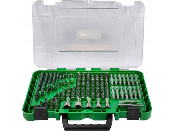 Rockforce verktøysett ROCKFORCE DRILLS + BITS sett, 120 stk.