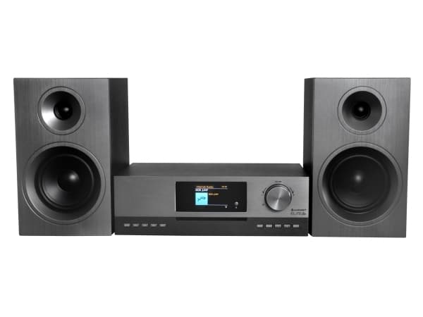 Soundmaster ICD5000SW, Hjemmelydtårnsystem, Aluminium, Grå, Front, 50 W, 2-veis, DAB+, FM