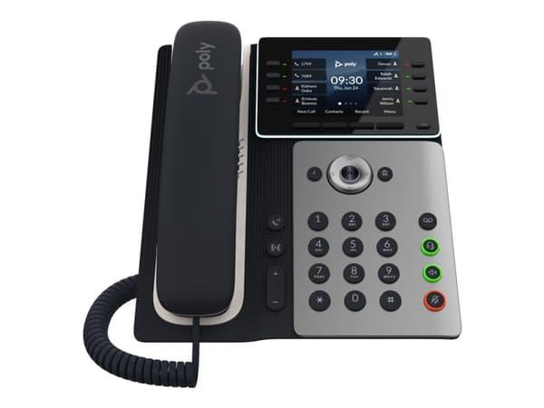 Poly Edge E350 - VoIP-puhelin, jossa on soittajan tunnistus/puhelun odotus - 3-suuntainen soittomahdollisuus - SIP, SDP
