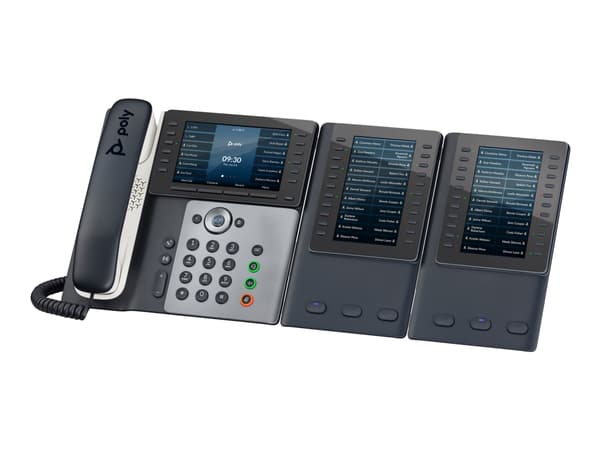 Poly Edge E Expansion Module - Tastutvidelsesmodul for VoIP-telefon - 22 multifunksjonelle linjetaster - for Poly Edge E400, E500