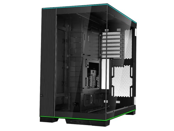 Lian Li O11 Dynamic Evo RGB - Tower - utökad ATX - genomskinlig sidopanel (härdat glas) - ingen strömförsörjning (ATX) - svart - USB/ljud