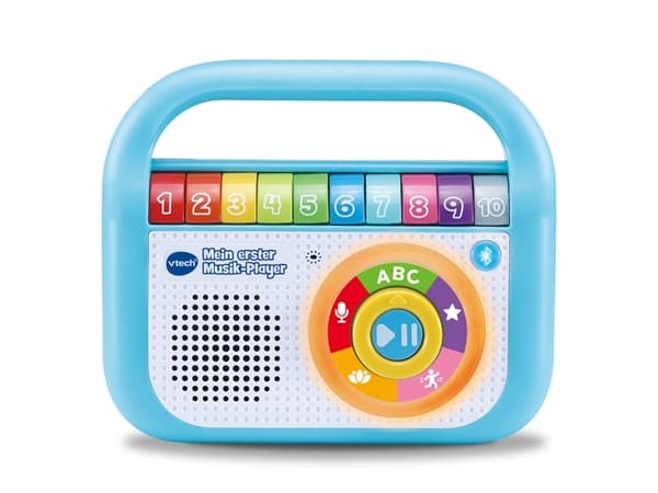 VTech Baby Mein erster Musik-Player, Musikleksak, 2 År, AA, 480 g, Blå, Vit