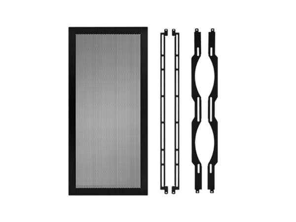 Lian Li Mesh Kit for EVO XL - svart - Konverteringssett for Lian Li O11 Dynamic EVO XL i sort - Mesh front med holder for ekstra vifter - 3x 120 mm v