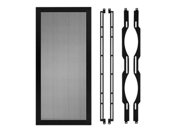 Lian Li Mesh Kit for EVO XL - svart - Konverteringssett for Lian Li O11 Dynamic EVO XL i sort - Mesh front med holder for ekstra vifter - 3x 120 mm v