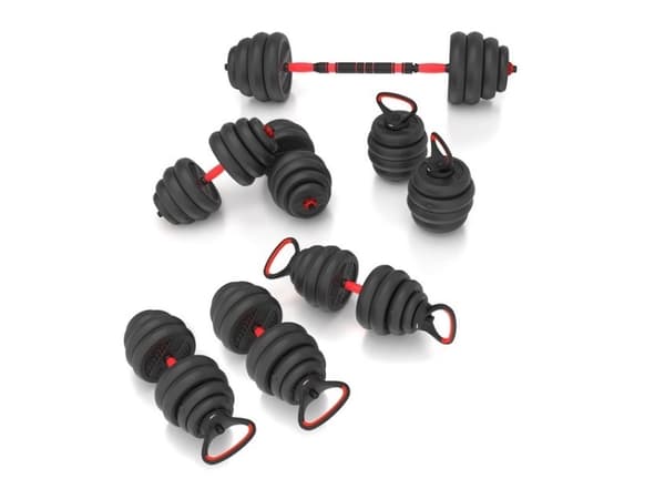 6IN1-PAINOSARJA HMS SGN140 (KÄSIPAINO, KÄSIPAINO JA KAHVAKUULA) 40 KG
