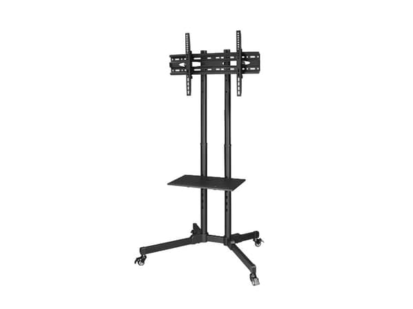 Hama Trolley, 190.5 cm (75"), 200 x 200 mm, 600 x 400 mm, 10 - -10°, Metal, Black musta