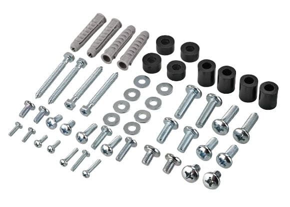 Hama 00220808, 190,5 cm (75"), 50 x 50 mm, 400 x 400 mm, -15 - 5°, Metall, Svart
