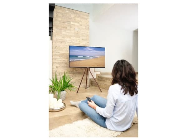 Hama Easel Design, 94 cm (37"), 190,5 cm (75"), 300 x 200 mm, 600 x 400 mm, Stål, Sort, Valnøtt