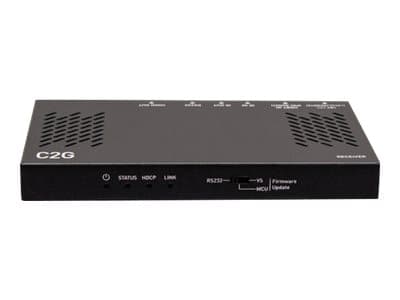 C2G HDMI Ultra-Slim HDBaseT + RS232 And IR Over Cat Extender Box Receiver - 4K 60Hz - Video/lyd/seriell-forlenger - mottaker - HDMI, HDBaseT 2.0 - ov