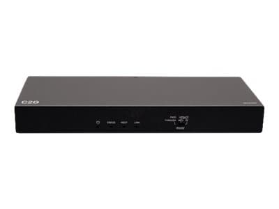 C2G HDMI HDBaseT + 3.5mm, USB-B to A, and RS232 over Cat Extender Box Transmitter to Box Receiver - 4K 60Hz - Video/lyd/USB/seriellutvider - sender -