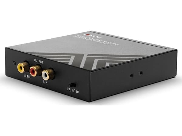 Adapter AV Lindy RCA (Cinch) x3 - HDMI czarny