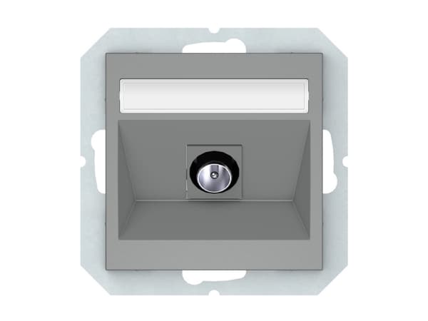 Vilma Tv Socket Grey Tvl01-02 Qr1000