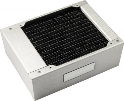 Watercool 24120, Radiator, Messing, Kopper, Rustfritt stål, Rustfritt stål, 1/4", 12 cm, 158 mm