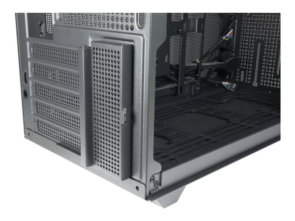 Inter-Tech IM-2 Expander - Mikrotårn - micro ATX - ingen strømforsyning (ATX12V / SFX12V) - USB/lyd