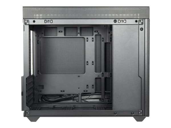 Inter-Tech IM-2 Expander - Mikrotårn - micro ATX - ingen strømforsyning (ATX12V / SFX12V) - USB/lyd