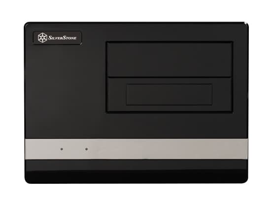 SilverStone SUGO SG02-F - Tower - micro ATX - ingen strømforsyning (ATX / PS/2) - svart - USB/FireWire/Lyd