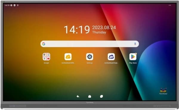 Viewsonic IFP8652-2F, 2.18 m (86"), 1209.6 x 680.4 mm, 350 cd/m², 1.07 billion colours, 3840 x 2160 pixels, 4K Ultra HD