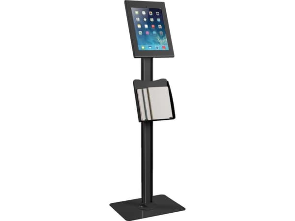 Maclean MC-867B Anti Theft Tablet Stand Kiosk Floor Mount Lock System iPad Pro (Gen 3) 12.9"