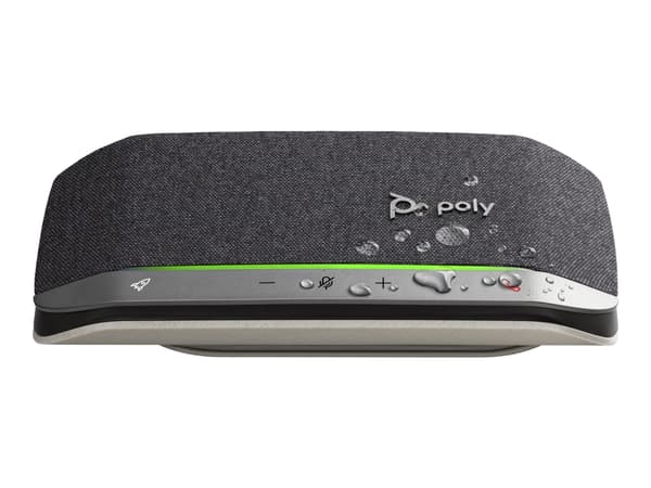 Poly Sync 20 - Smart högtalartelefon - Bluetooth - kabelansluten, trådlös - USB-C - svart - Zoomcertifierad