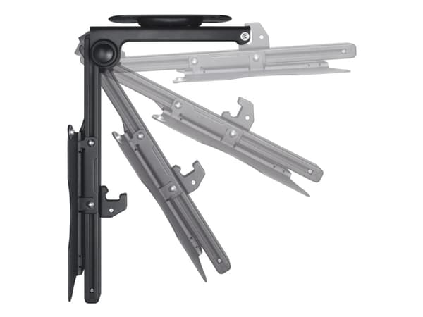 Hama 00220876, 48,3 cm (19"), 116,8 cm (46"), 75 x 75 mm, 200 x 200 mm, Stål, Sort