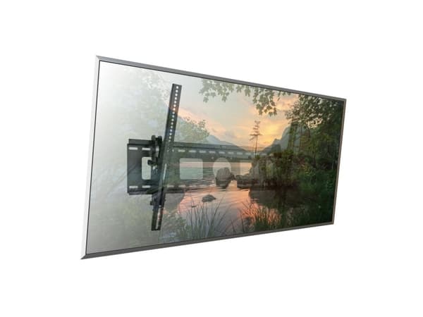 Techly seinäteline 15 gr. kallistuksella - Jopa 100" / 70 kg / VESA 800 x 600
