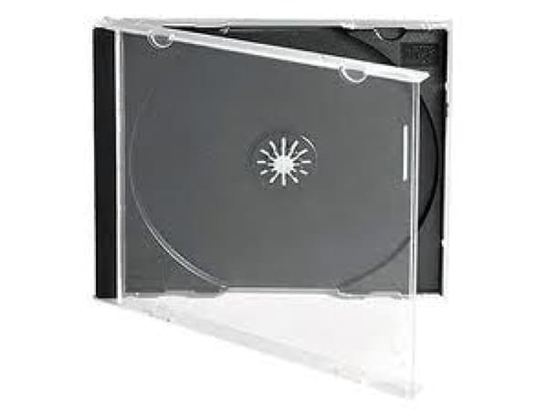 Selek CD Slimcase 5,2 mm 10-pak. Gennemsigtig/sort