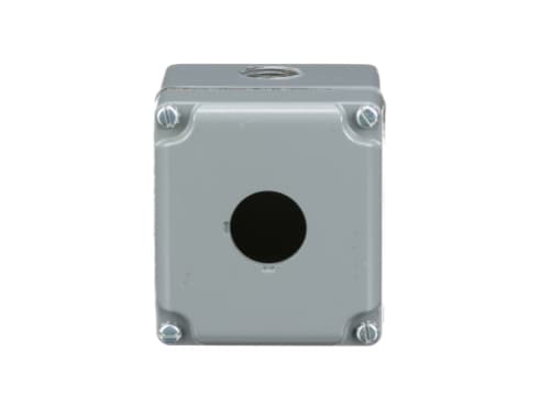 Schneider Electric 9001KY1 Leergehäuse Alu Spritzguss 1Einbaustelle D30mm, Grå