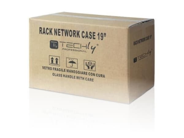 TECHly Armadio - Skåp - väggmontering - RAL 7035 - 6U - 19"