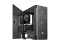 Miniatyrbild 2 av 5: Savio SHADOW X2, Midi Tower, PC, Svart, ATX, EATX, ITX, Mini-ATX, Nät, SPCC