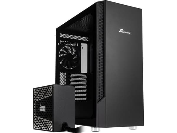 Seasonic ARCH Q5 Series Q503 - Mid tower - utökad ATX - genomskinlig sidopanel (härdat glas) 750 Watt (ATX12V / EPS12V) - USB/ljud