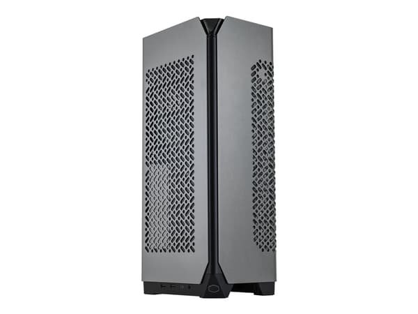 Cooler Master NCORE 100 MAX - USFF - ITX 850 watt (ATX12V 3.0/ EPS12V/ SFX12V 3.42) - mørk grå - USB/lyd Grå