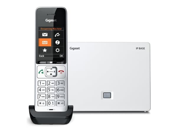 Gigaset 500A Comfort - Trådløs telefonbasestasjon / VoIP telefonbasestasjon - svarersystem med anrops-ID - ECO DECT\GAP\CAT-iq