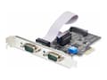 Pikkukuva 1 / 5: StarTech.com 2S232422485-PC-CARD, PCIe, sarja, PCIe 2.0, RS-232/422/485, lajittelu, ASIX - AX99100