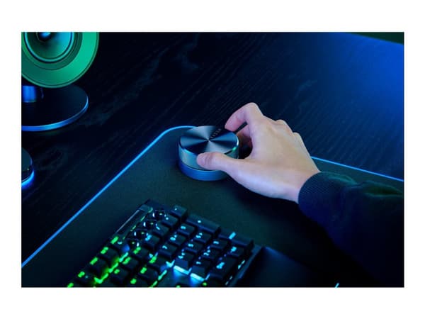Razer WIRELESS CONTROL POD, Audio, Lighting, Bluetooth, Press buttons, Rotary, Black