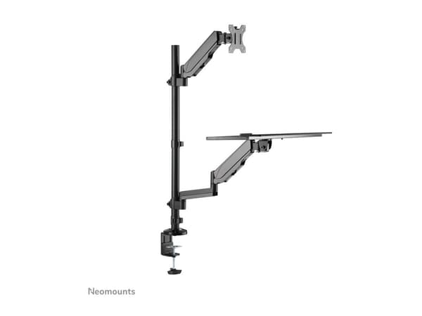 Neomounts DS90-325BL1 - Monteringssats (fullrörelsearm) - arbetsstation för sittande/stående - för LCD-skärm/PC-utrustning - stål - svart - skärmstor