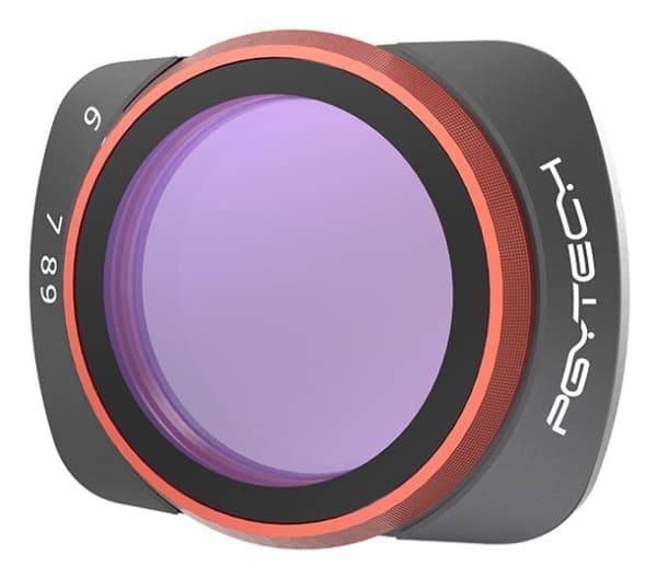 VND 6-9 Stop PGYTECH-suodatin Osmo Pocket 3:een