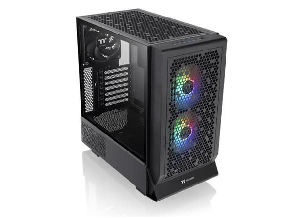 Thermaltake Ceres 330 TG, Midi Tower, PC, Svart, ATX, EATX, micro ATX, Mini-ITX, SPCC, Härdat glas, 18,5 cm