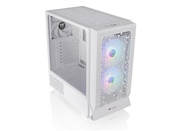 Thermaltake Ceres 330 TG, Midi Tower, PC, Vit, ATX, EATX, micro ATX, Mini-ITX, SPCC, Härdat glas, 18,5 cm