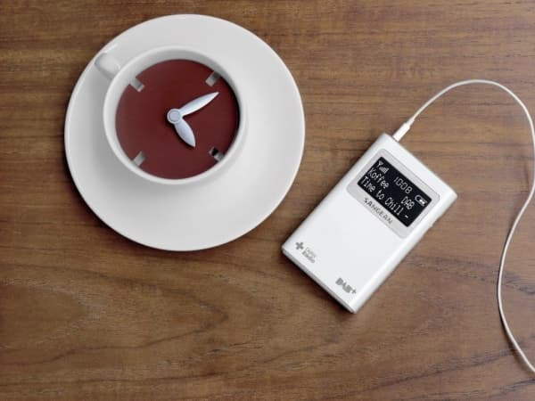 Sangean Pocket 390, Kannettava, DAB+, FM, Valkoinen, Akku