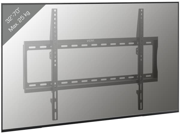 VCM Morgenthaler B-FX 600, 81,3 cm (32"), 177,8 cm (70"), 100 x 100 mm, 600 x 400 mm, Stål, Svart
