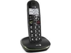 Doro PhoneEasy 110, DECT-puhelin, Kaiutinpuhelin, 100 entries, Soittajan tunnistus, Musta