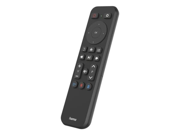 Hama 00221050, TV, IR Wireless, Press buttons, Rechargeable, Black