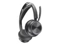 Miniatyrbild 2 av 5: Poly Voyager Focus 2 - Headset - på örat - Bluetooth - trådlös, kabelansluten - aktiv brusradering - USB-C via Bluetooth-adapter - svart